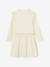 Robe Noël bi-matière jupon en tulle fille écru - vertbaudet enfant 