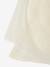 Robe Noël bi-matière jupon en tulle fille écru - vertbaudet enfant 