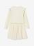 Robe Noël bi-matière jupon en tulle fille écru - vertbaudet enfant 