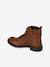Boots Gavroche Cuir Fille marron - vertbaudet enfant 