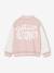 Blouson bombers Rolling Stones fille rose pâle - vertbaudet enfant 