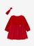 Coffret Noël bébé fille robe tulle pailleté et bandeau rouge - vertbaudet enfant 