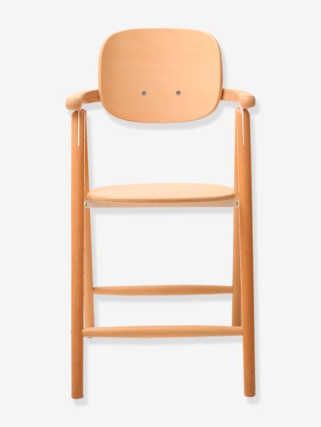 Chaise haute design Tobo Tod 4 blanc+bois - vertbaudet enfant 