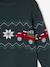 Kerstset met jacquard trui + bijpassende muts met pompom voor jongens dennen - vertbaudet enfant 