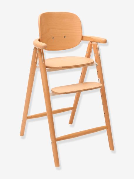 Chaise haute design Tobo Tod 4 blanc+bois - vertbaudet enfant 