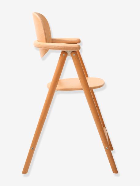 Chaise haute design Tobo Tod 4 blanc+bois - vertbaudet enfant 