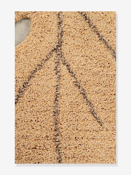 Tapis XL Natural Monstera ocre - vertbaudet enfant 