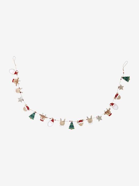 Guirlande en bois Amis du Père Noël bois - vertbaudet enfant 