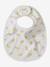 Lot 7 bavoirs naissance en coton bio* beige imprimé+blanc jungle+carreaux vert+Hérisson+multicolore+rose pâle+vert d'eau - vertbaudet enfant 