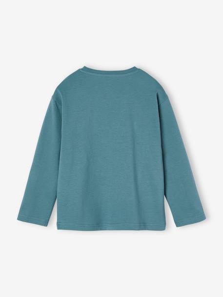 T-shirt à sequins réversibles garçon vert d'eau - vertbaudet enfant 