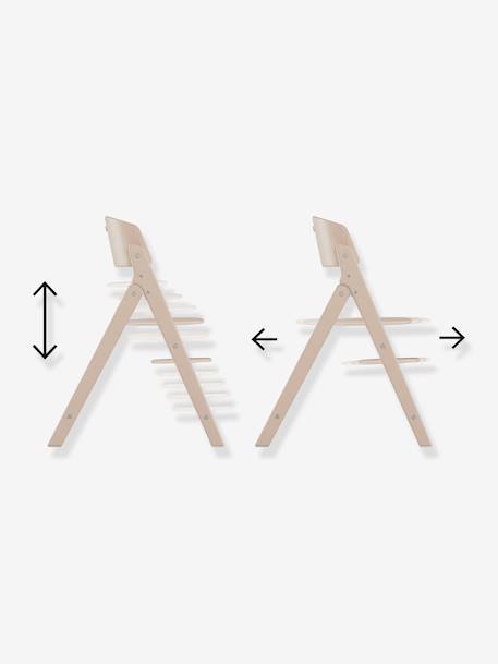 Chaise Haute Click & Fold 4-en-1 blanc+bleu+bois+noir - vertbaudet enfant 