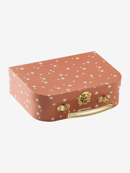 Doudou mouton bi-matière avec mallette beige - vertbaudet enfant 