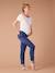 Skinny zwangerschapsjeans ENVIE DE FRAISE donkerblauw+zwart denim - vertbaudet enfant 