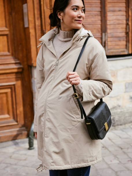 Parka évolutive de grossesse protège bébé beige - vertbaudet enfant 