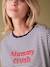 Tee-shirt effet sweat 'Mummy Crush' grossesse marine - vertbaudet enfant 