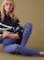 Legging de grossesse sans couture en maille côtelée indigo - vertbaudet enfant 