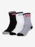 Lot de 3 paires de chaussettes Batwing regular Cut LEVI'S marine+noir+rose - vertbaudet enfant 