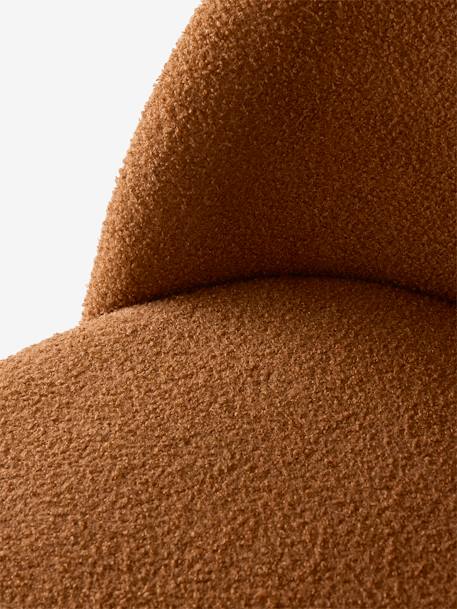 Chaise fausse fourrure enfant cannelle+ivoire+kaki - vertbaudet enfant 