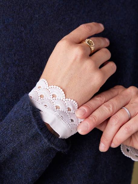 Pull long détails dentelle amovibles grossesse marine - vertbaudet enfant 