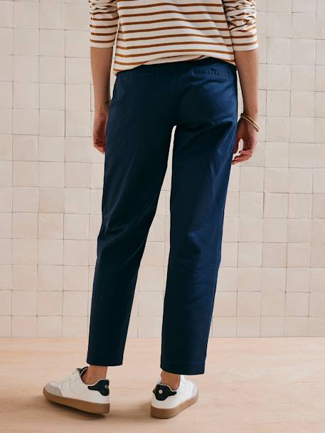 Pantalon de grossesse chino marine - vertbaudet enfant 