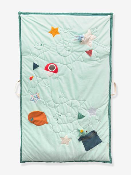 Tapis d'éveil et sac de couchage S rose+vert - vertbaudet enfant 