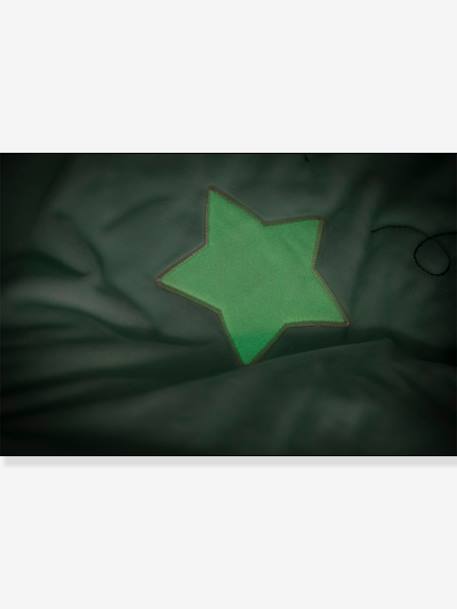 Leertapijt en slaapzak LILLIPUTIENS groen+rozen - vertbaudet enfant 