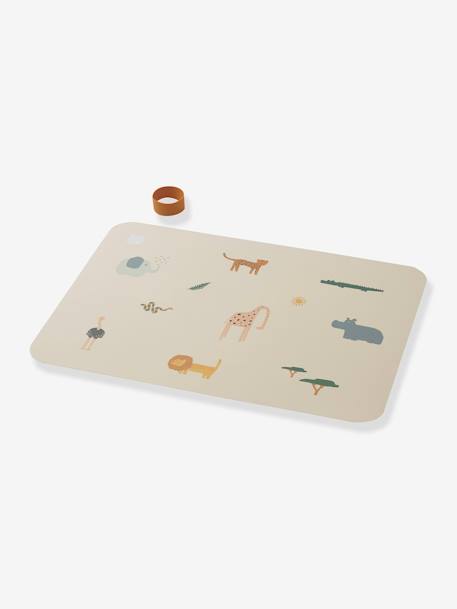 Set de table Jude - écru+rose pâle - vertbaudet enfant 