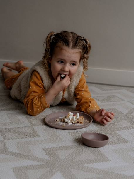 Tapis de jeu puzzle Kilim sable+vert - vertbaudet enfant 