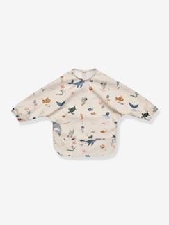 Puériculture-Repas-Bavoir à manches Merle -