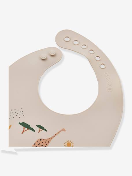 Lot 2 bavoirs Tilda en silicone - écru - vertbaudet enfant 