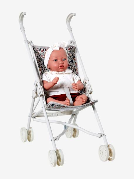 Poussette-canne pour poupon blanc+bleu+écru+jaune+vert - vertbaudet enfant 