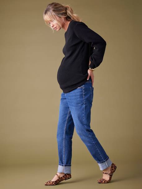 Pull décolleté dos dentelle grossesse noir - vertbaudet enfant 