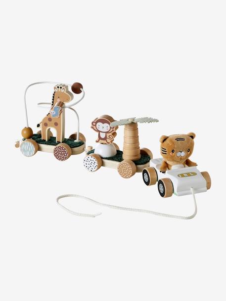 Train d'éveil en bois FSC® - TANZANIE bois - vertbaudet enfant 