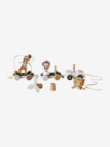 Train d'éveil en bois FSC® - TANZANIE bois - vertbaudet enfant 