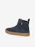 Boots enfant fille cuir zippées camel+marine+or - vertbaudet enfant 