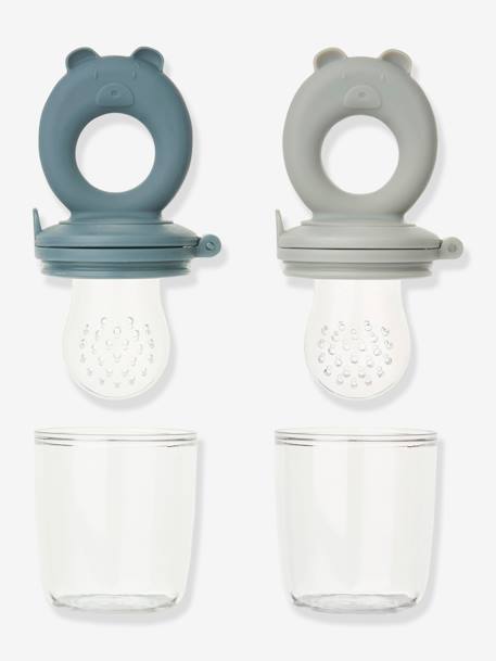 Lot 2 grignoteurs ours Miranda - bleu - vertbaudet enfant 