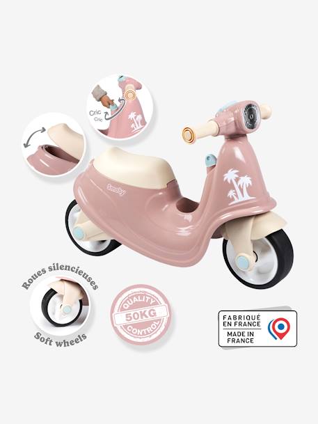 SMOBY loopscooter blauw+rozen - vertbaudet enfant 