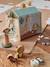 Maison d'activités des animaux Tanzanie en tissu et bois FSC® beige - vertbaudet enfant 