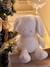 Peluche géante lapin 63 cm blanc - vertbaudet enfant 