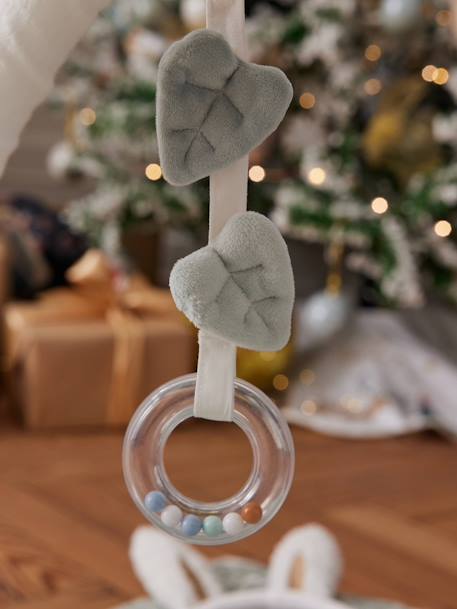 Tapis d'éveil en gaze de coton Tanzanie+vert sauge - vertbaudet enfant 