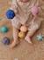Lot de 8 balles sensorielles jaune+multicolore - vertbaudet enfant 