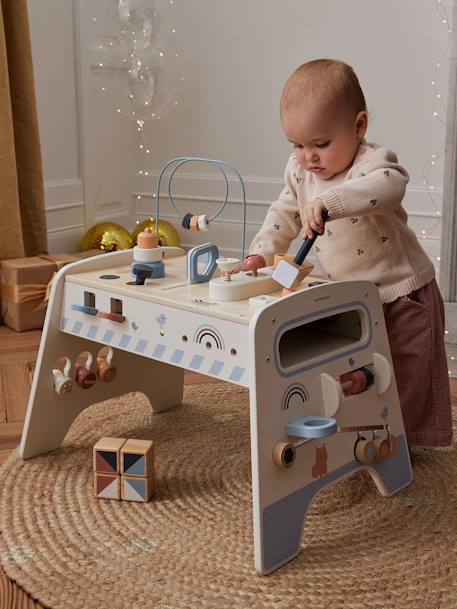 Table d'éveil bricolage évolutive en bois FSC® bois - vertbaudet enfant 