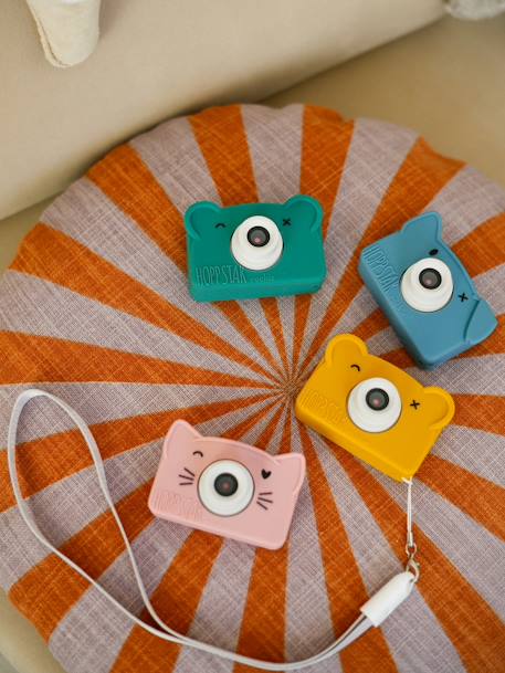 Appareil photo rookie animaux bleu+blush+jaune - vertbaudet enfant 