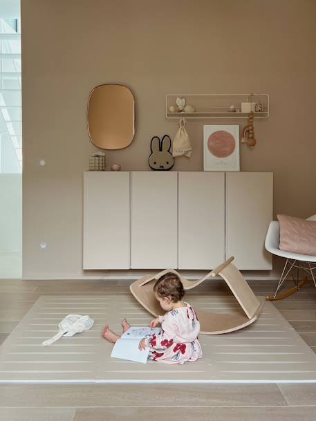 Tapis de jeu puzzle Lucio marron - vertbaudet enfant 