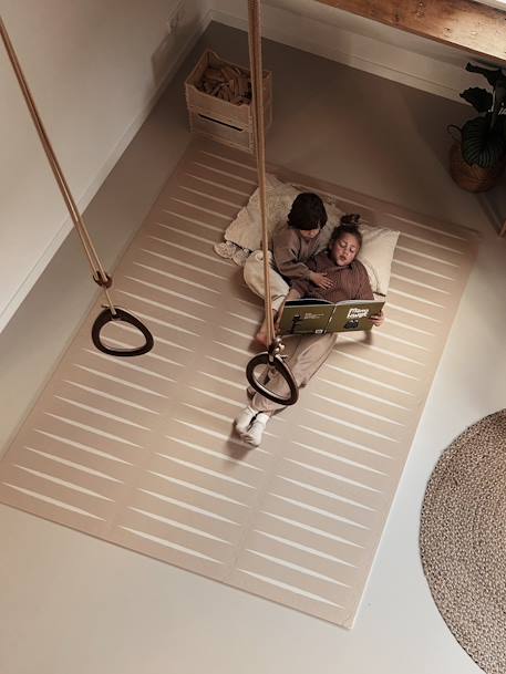 Tapis de jeu puzzle Lucio marron - vertbaudet enfant 