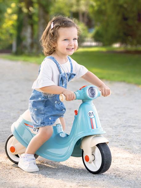 SMOBY loopscooter blauw+rozen - vertbaudet enfant 