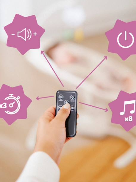 Balancelle bébé motorisée beige - vertbaudet enfant 