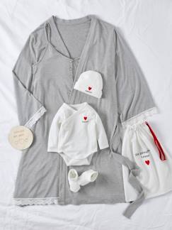 Vêtements de grossesse-Pyjama, homewear-Kit maternité maman et bébé