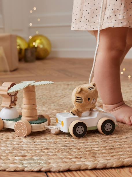 Train d'éveil en bois FSC® - TANZANIE bois - vertbaudet enfant 
