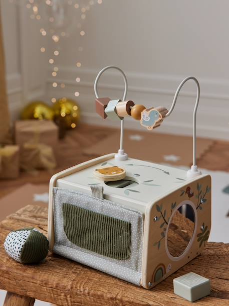 Boite d'activités TANZANIE en bois FSC® vert - vertbaudet enfant 